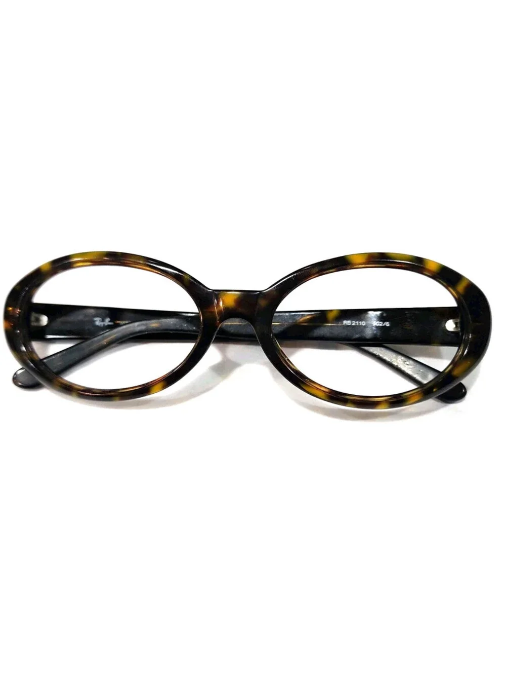 Ray Ban RB2110 902/6 Tortoise Brown Oval Sunglasses Frame